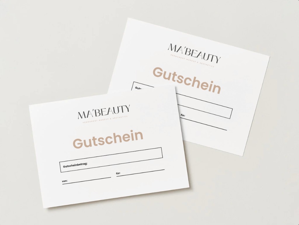 MA'BEAUTY Gutscheine Permanent Makeup & Aesthetics